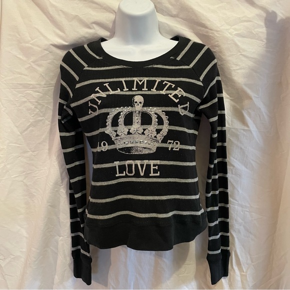 Echo unltd striped long sleeve shirt - Picture 2 of 10